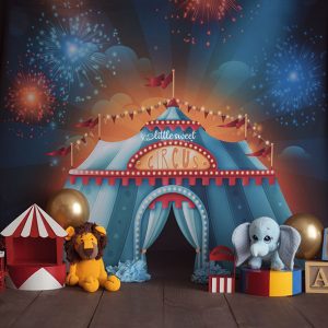 MOODY CLOWN - BABY PRINTED BACKDROPS - FABRIC (PRE-ORDER)