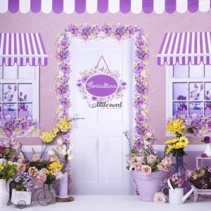 LAVENDER FLORENCE WORLD – PRINTED BACKDROP FABRIC (PRE-ORDER).