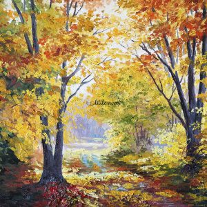AUTUMN  – PRINTED BACKDROP FABRIC (PRE-ORDER)